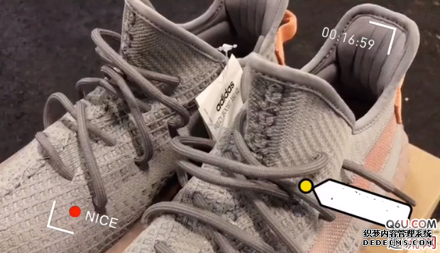 Yeezy 350 V2 Gray Orange 3.0 Translucent Unboxing Review Yeezy 350 V2 True Form On-foot Picture Appreciation Yeezy 350 V2 Gray Orange 3.0 Translucent Unboxing Review Appreciation of the upper foot picture of Yeezy 350 V2 True Form