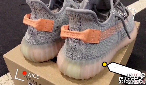 Yeezy 350 V2 Gray Orange 3.0 Translucent Unboxing Review Yeezy 350 V2 True Form On-foot Picture Appreciation Yeezy 350 V2 Gray Orange 3.0 Translucent Unboxing Review Yeezy 350 V2 True Appreciation of the on-foot picture of Form
