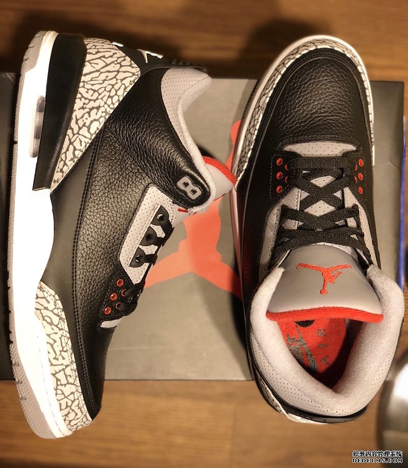AJ3 black cement authenticity comparison AJ3 black cement 2018 replica version identification method AJ3 black cement authenticity comparison AJ3 black cement 2018 replica version identification method