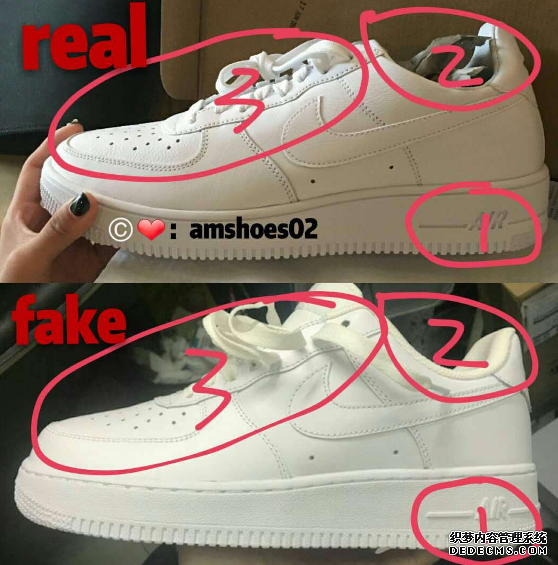 How to tell the authenticity of Nike Air Force 1 Authenticity identification of Nike Air Force 1