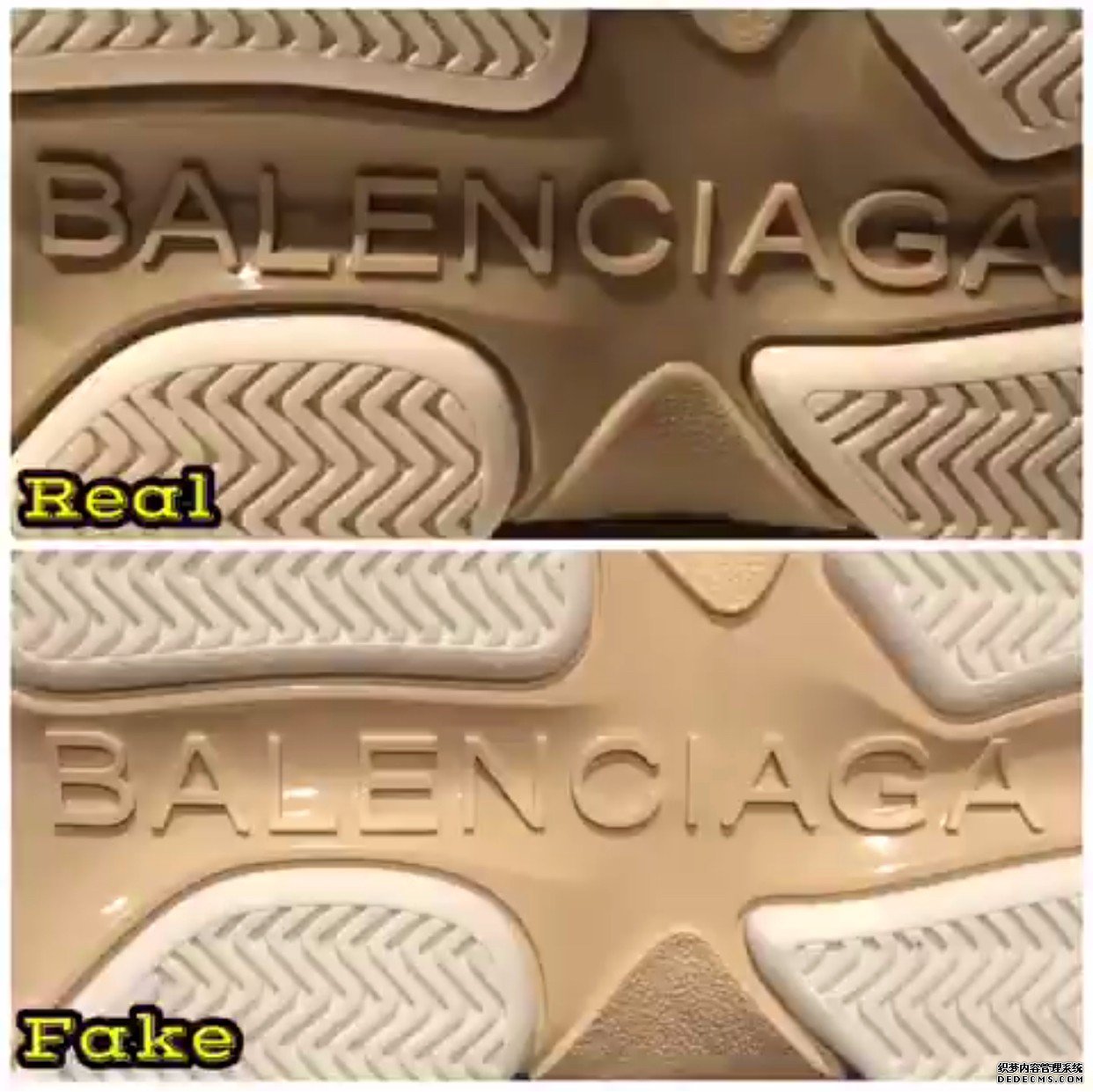 Balenciaga Dad Shoes Authentic and Fake Comparison Balenciaga Triple-S Identification Method
